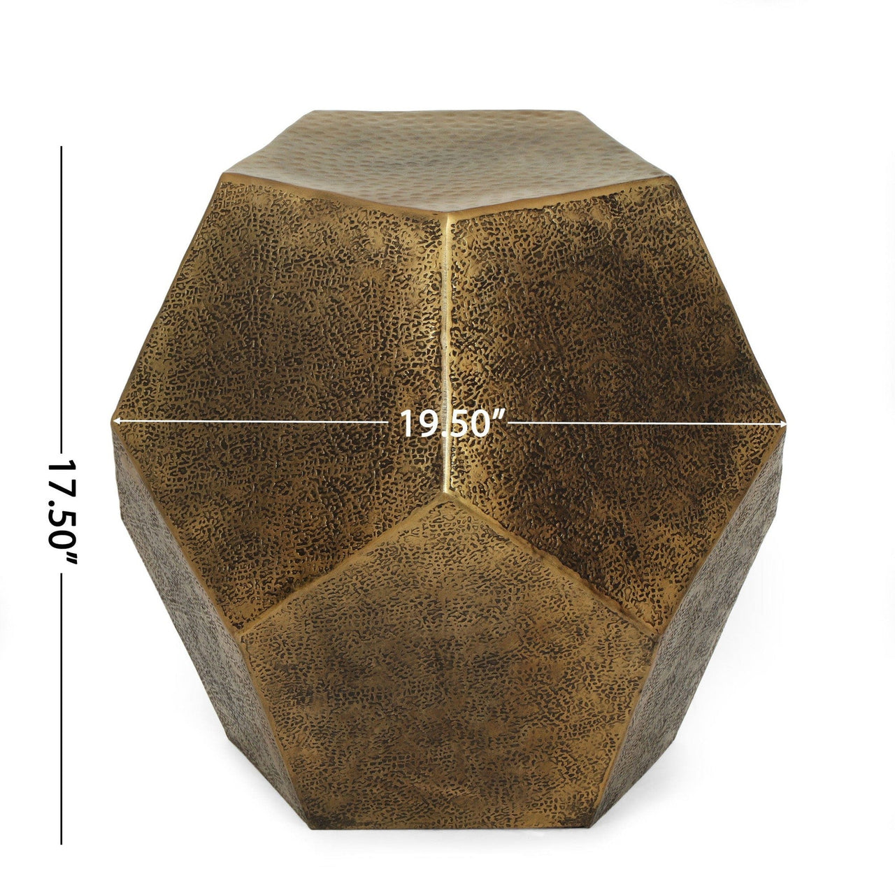 HexaGold 20" Side Table