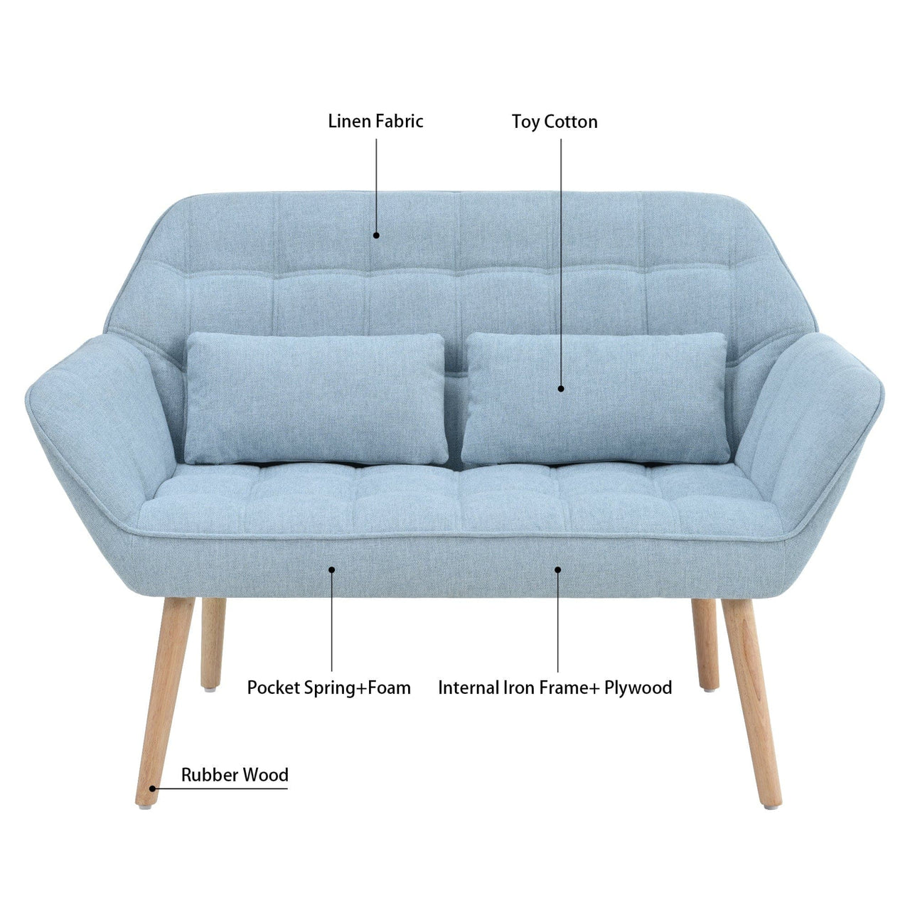 SKYLINE 50" Loveseat