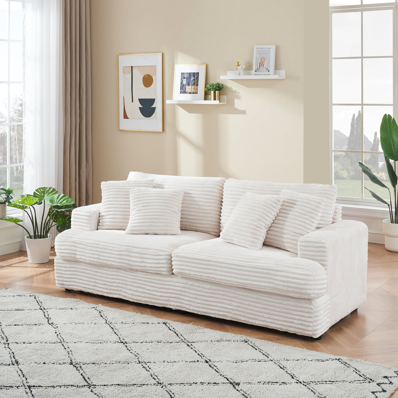 TRITON 80" Modern Sofa