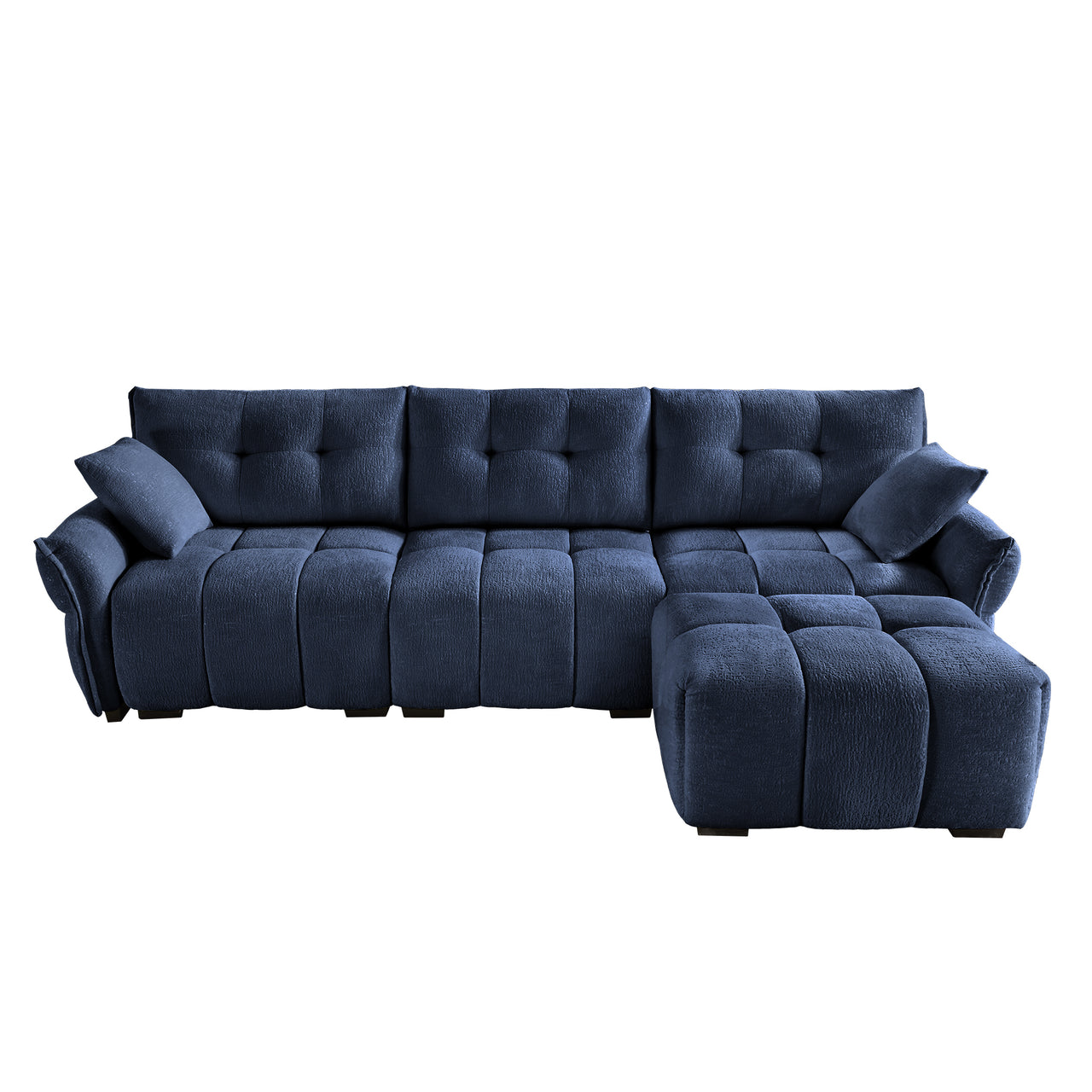CELESTE 110" Charlotte 3 Seater Sofa with 1 Ottoman