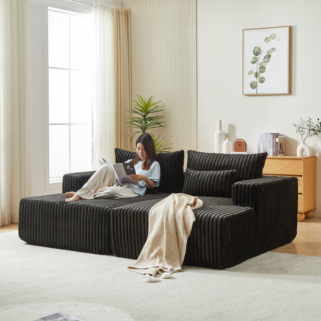 OPHELIA 87" Oversized Loveseat