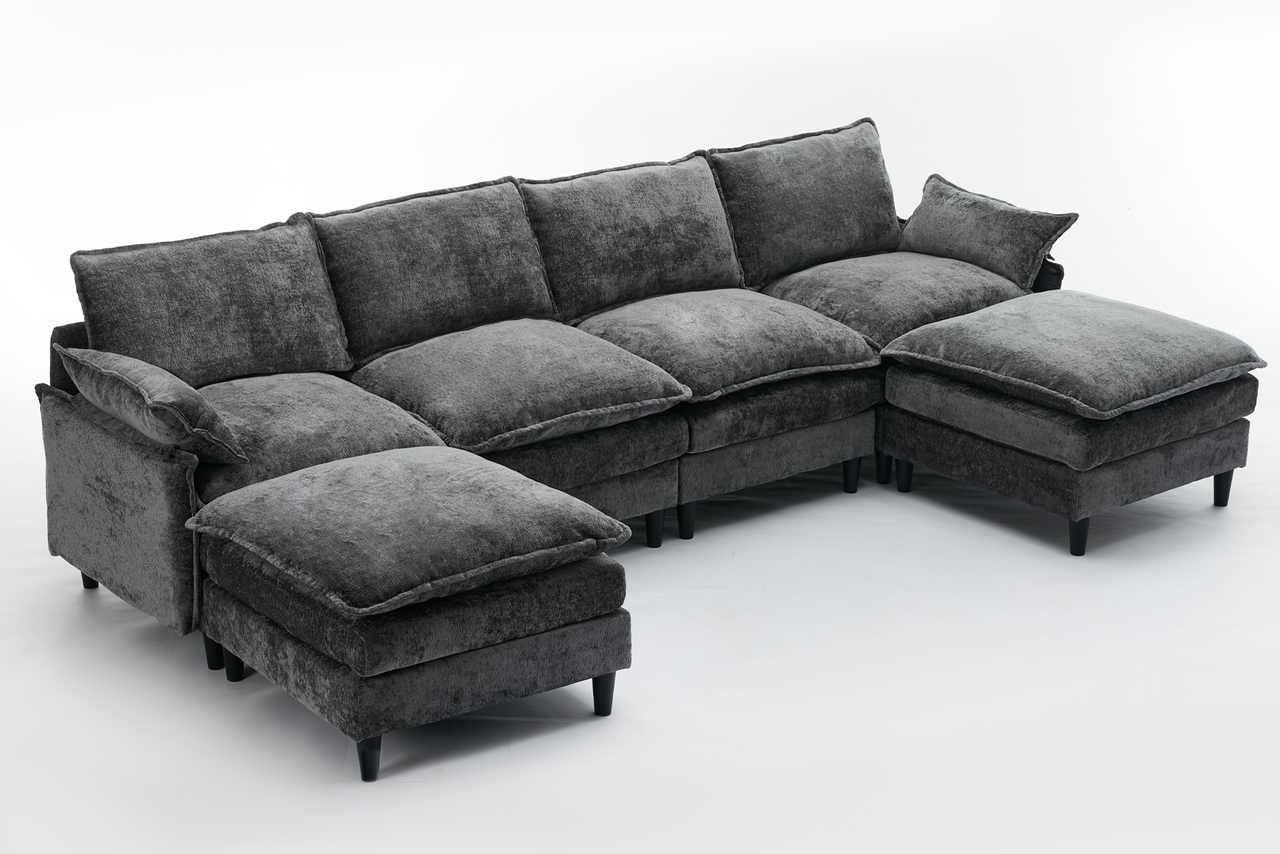 QUORVEX 121" Sectional Sofa