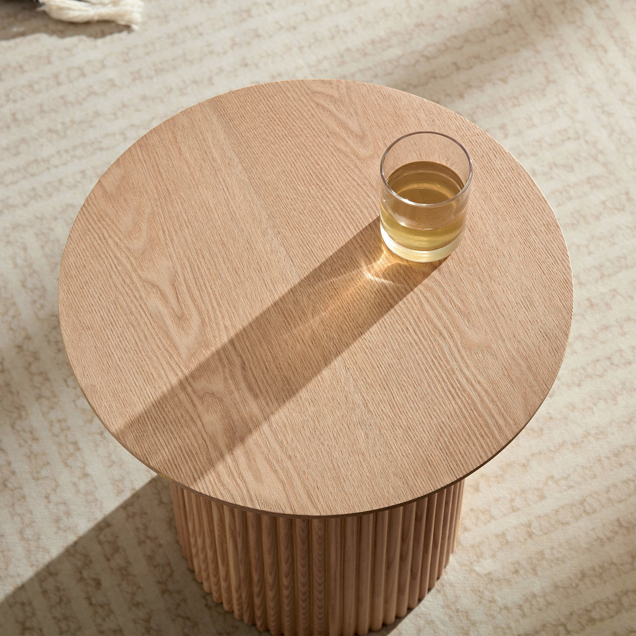 RHEA 18" Fluted Side Table