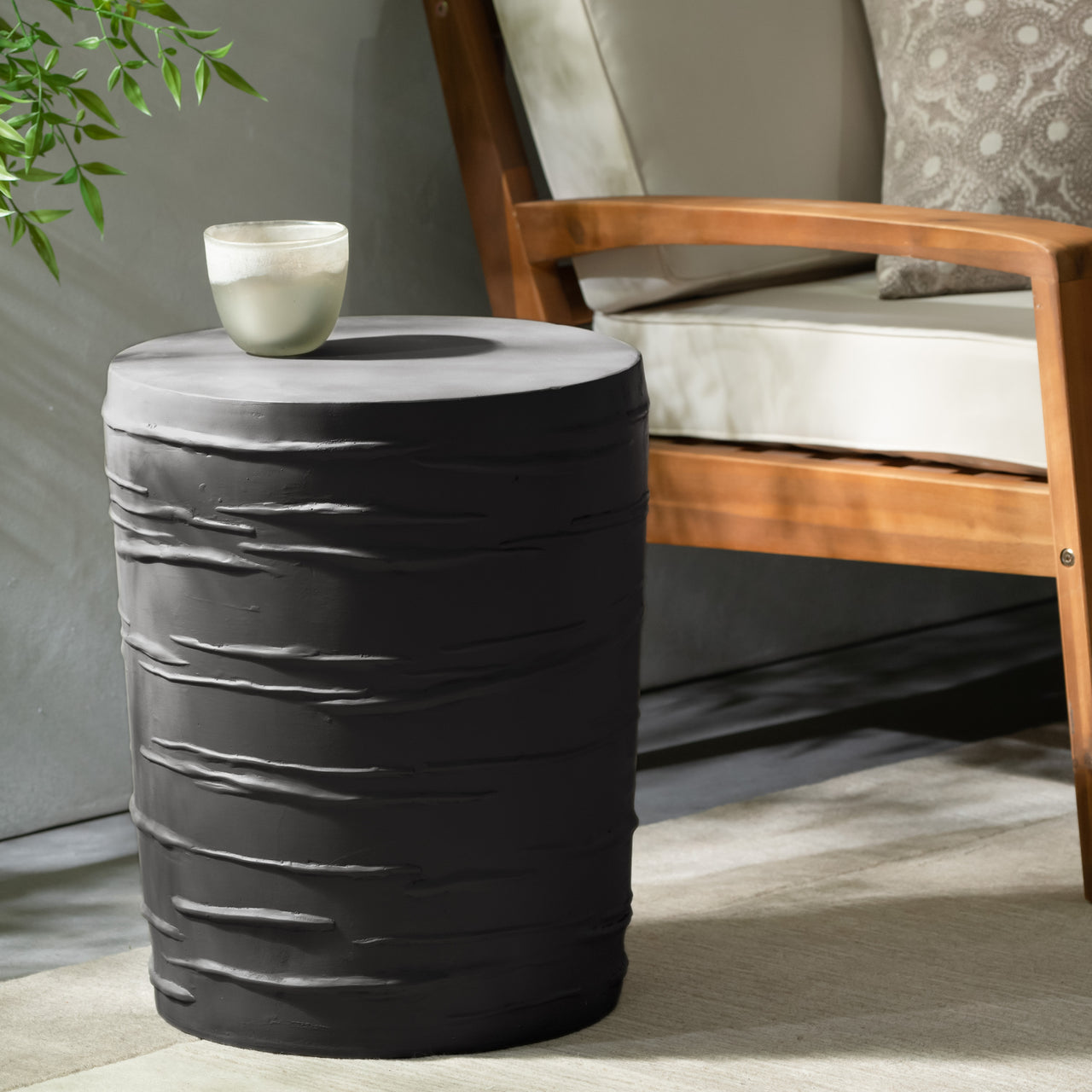 ZORVEXI 16" Outdoor Side Table
