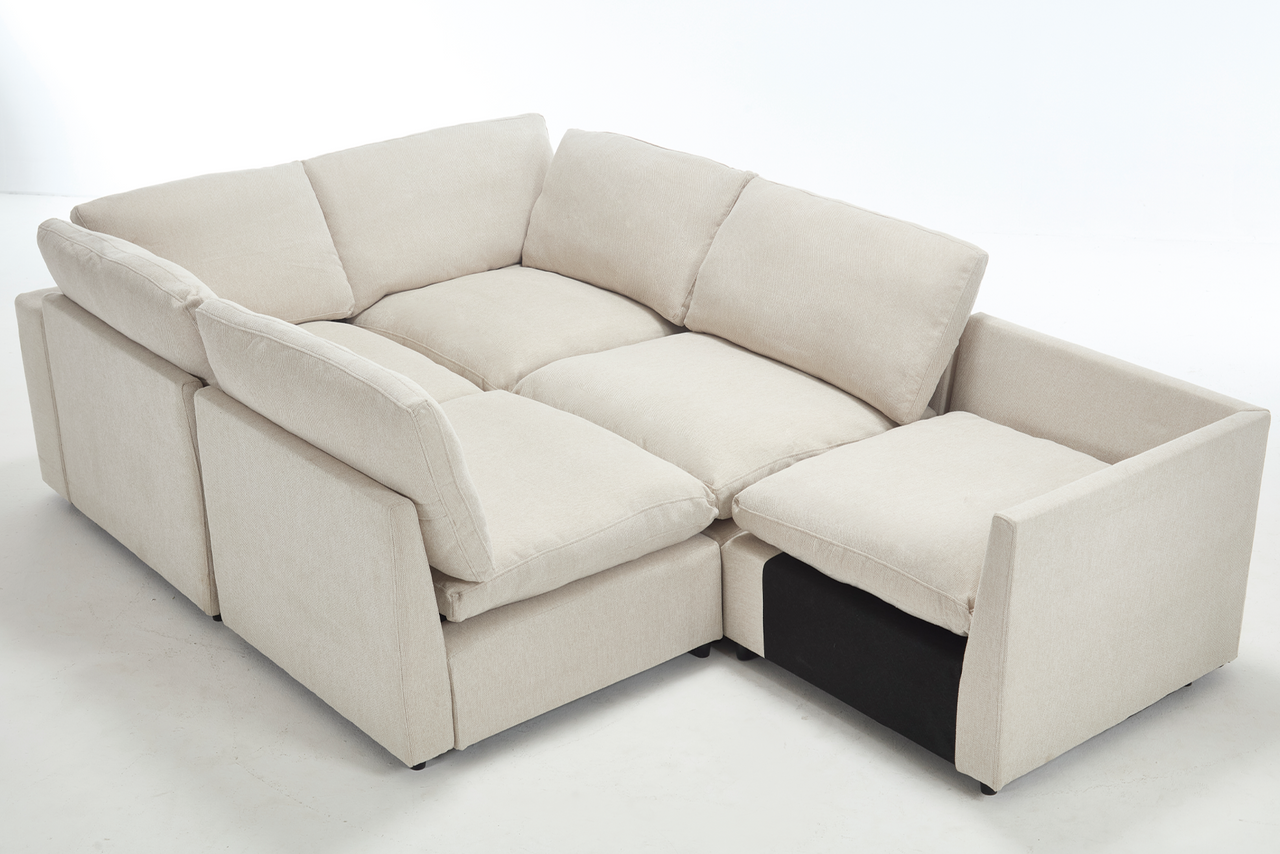 TOVRIX 141" Sectional Sofa