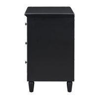 Thumbnail for U_STYLE 3-Drawer Nightstand Storage Wood Cabinet (As Same As WF297663AAB)