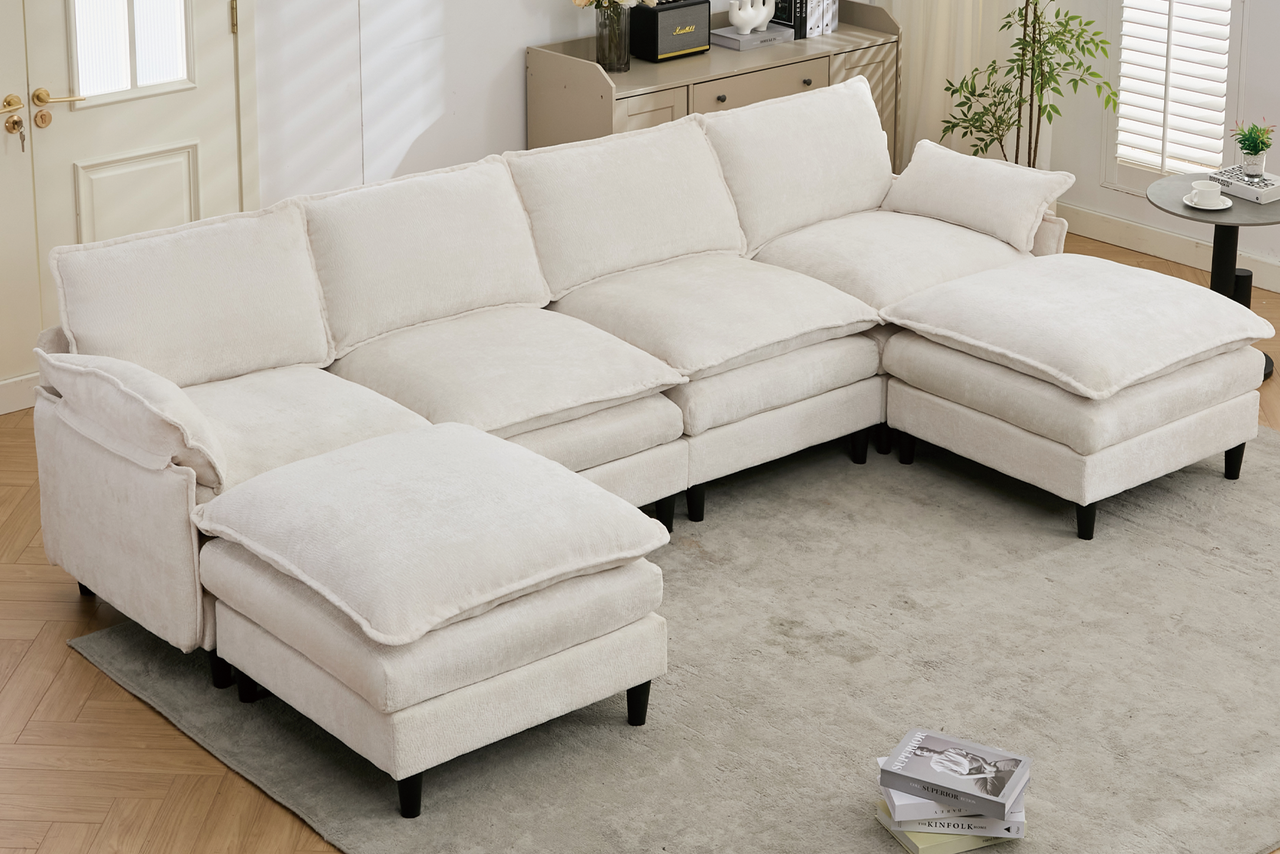 QUORVEX 121" Sectional Sofa