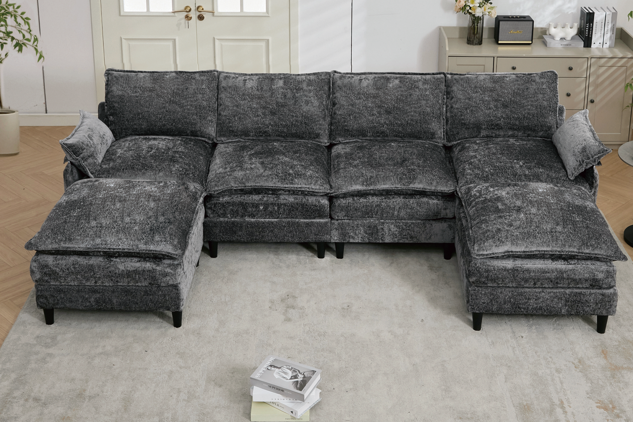 QUORVEX 121" Sectional Sofa