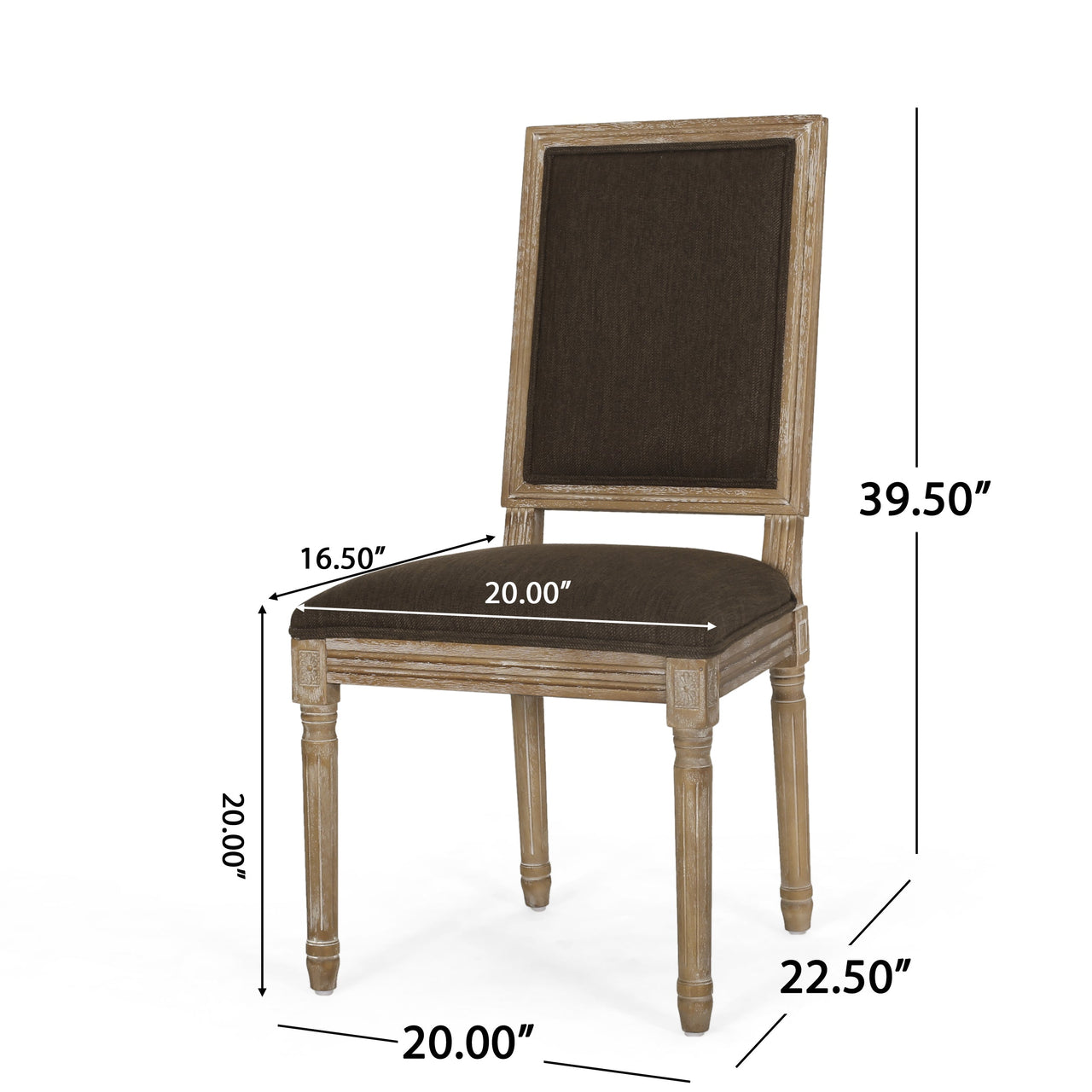 RYNOVA 20" Dining Chair Set of 2