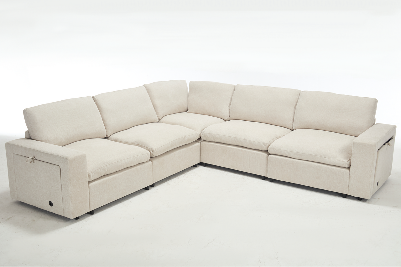 TOVRIX 141" Sectional Sofa