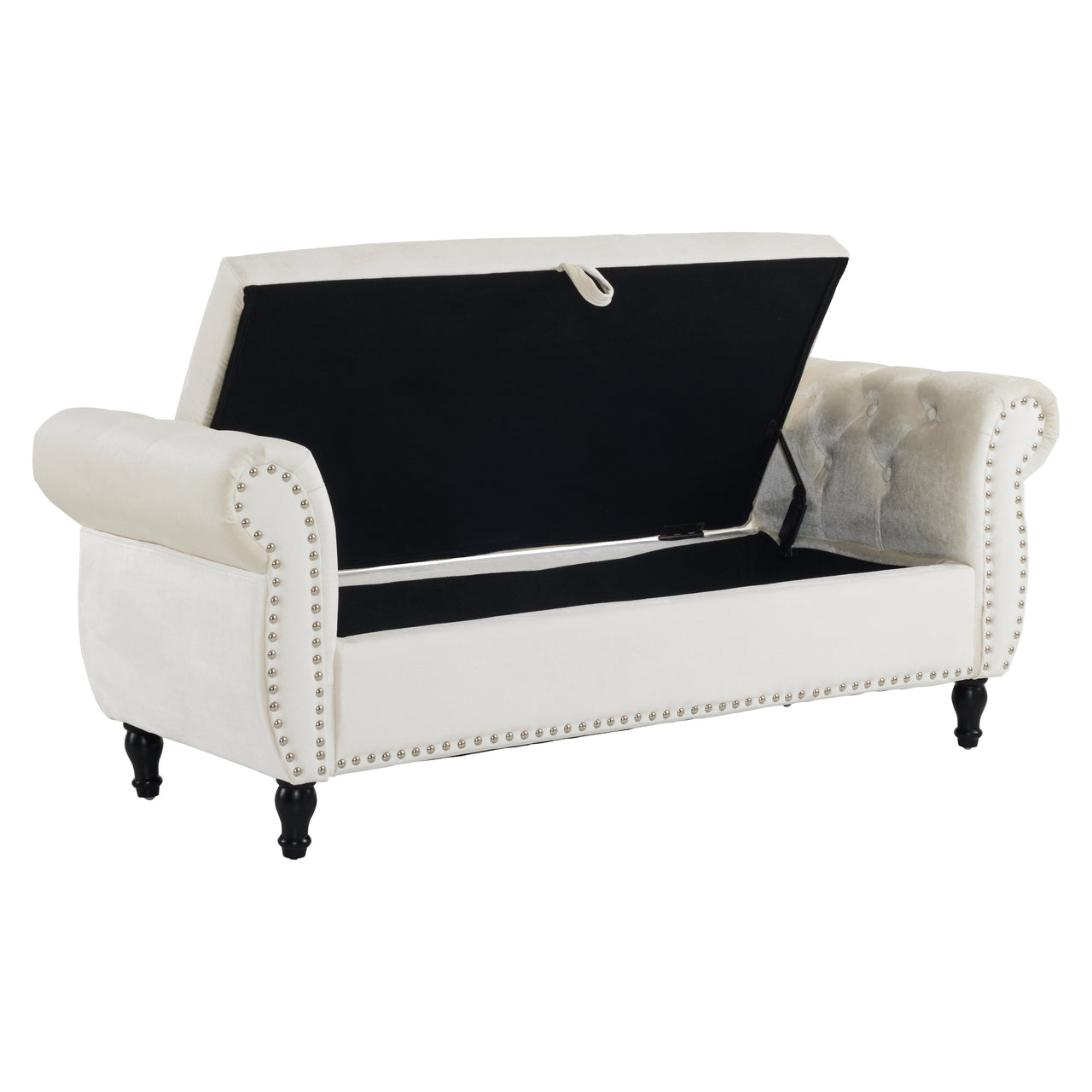 SOLENNE 51" Storage Ottoman