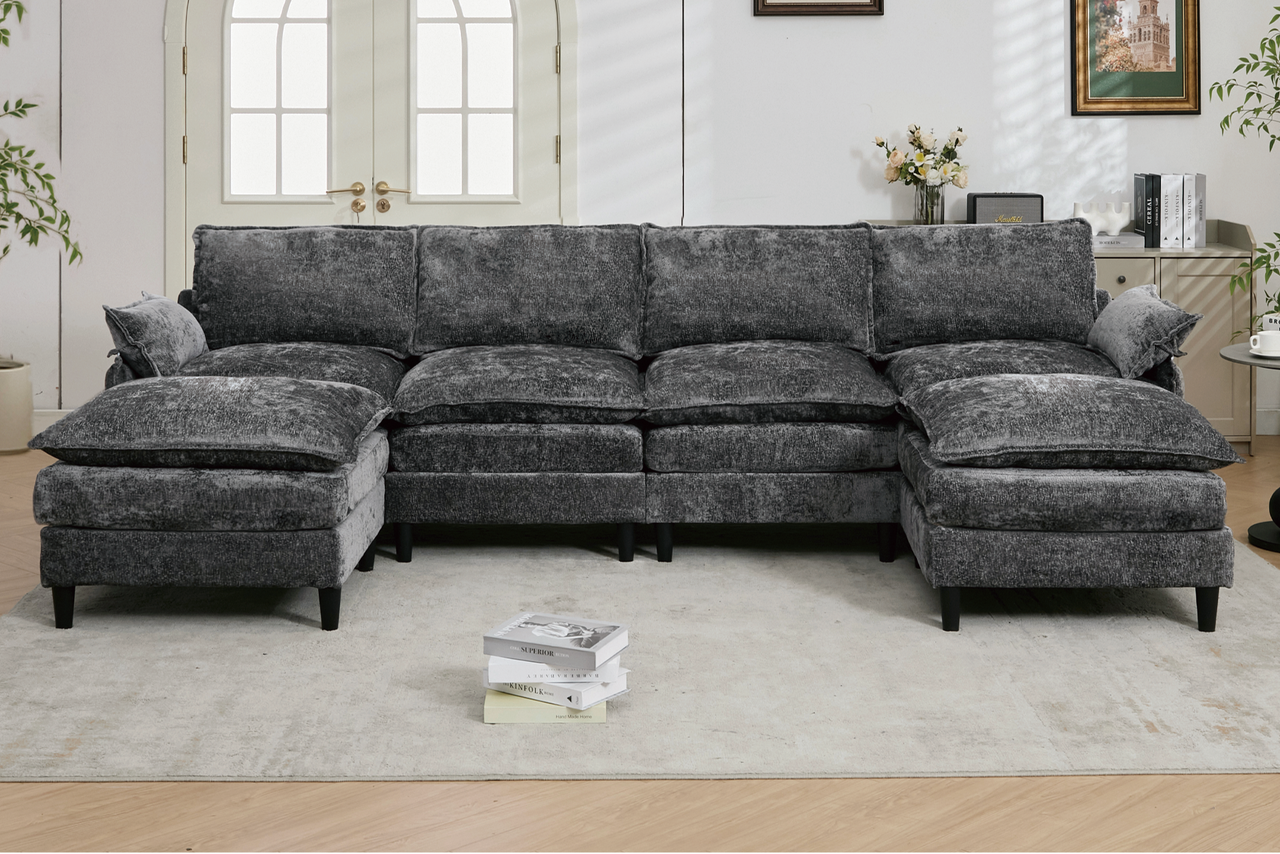QUORVEX 121" Sectional Sofa