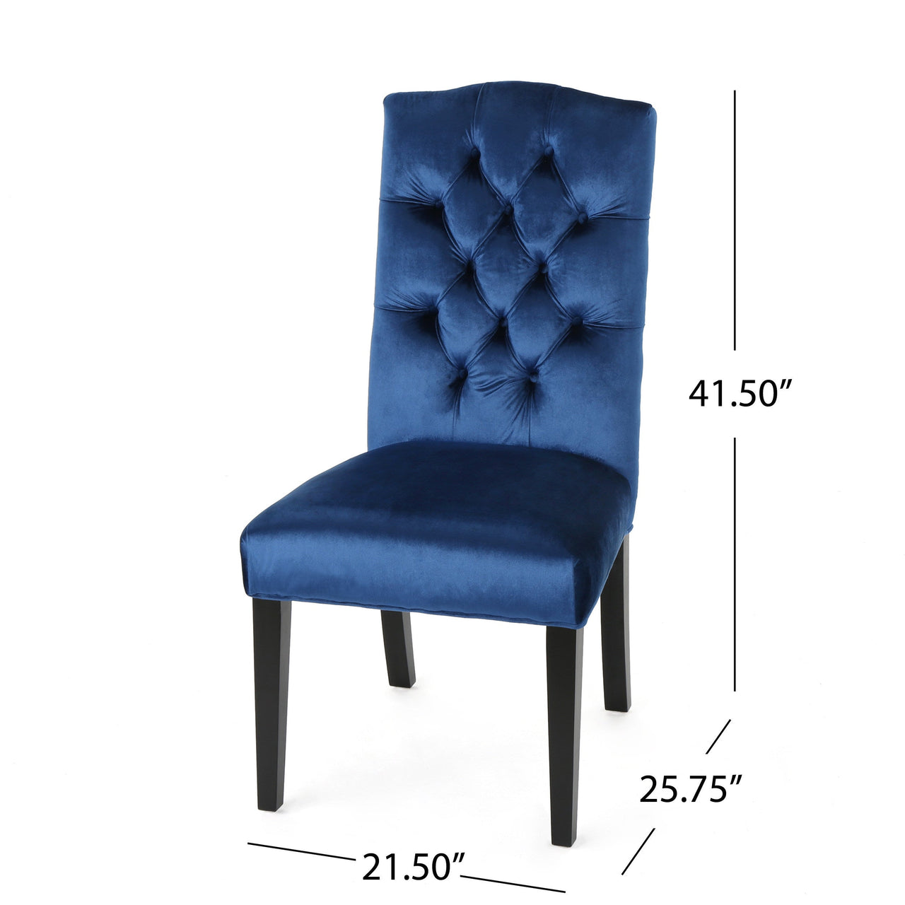 QINTEX 21" Dining Chair Set Of 2