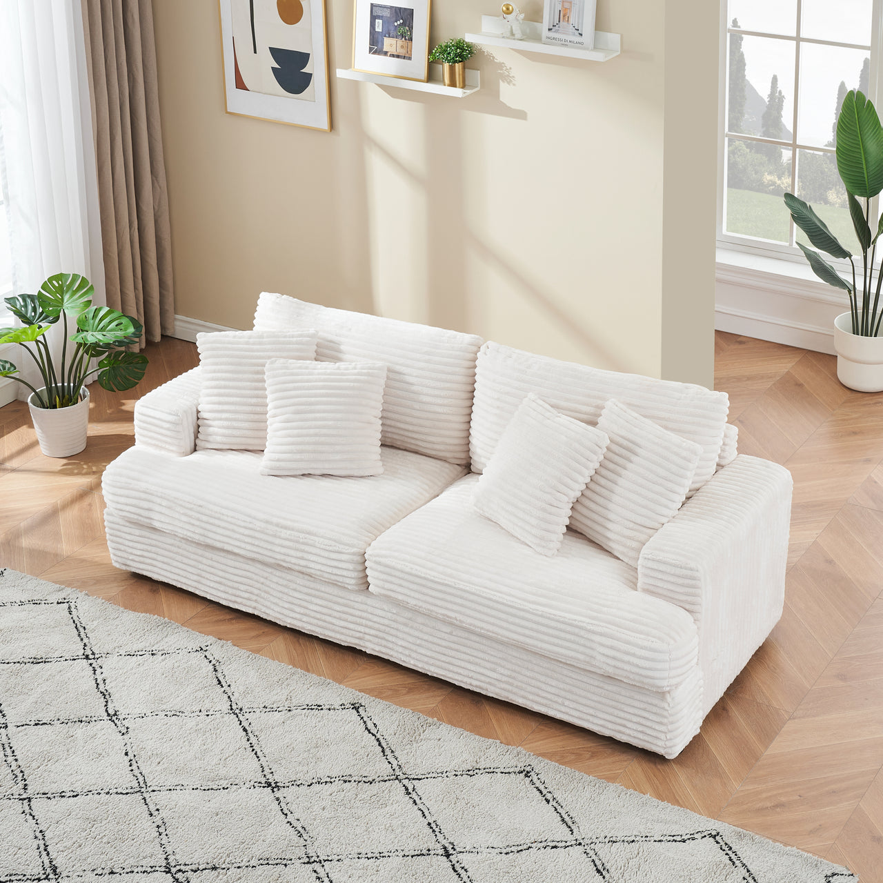 TRITON 80" Modern Sofa