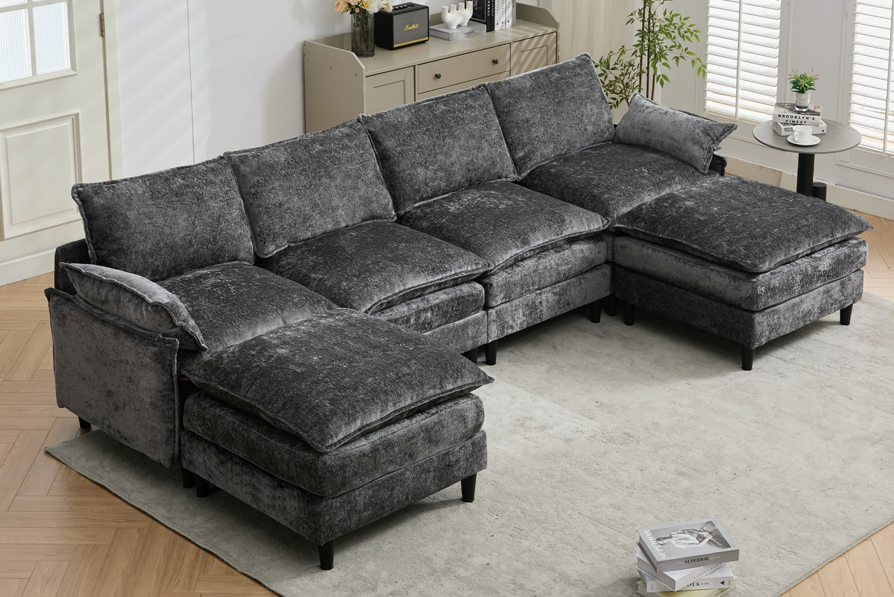 QUORVEX 121" Sectional Sofa