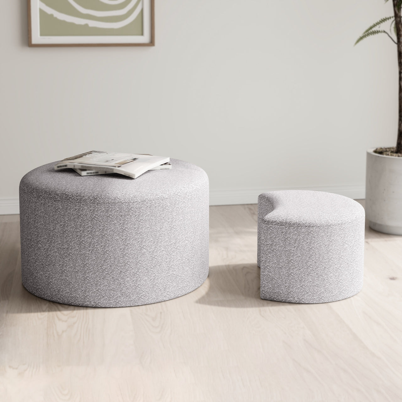 FYNTRIX 27" Coffee Table Set of 2