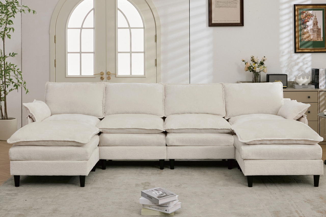 QUORVEX 121" Sectional Sofa
