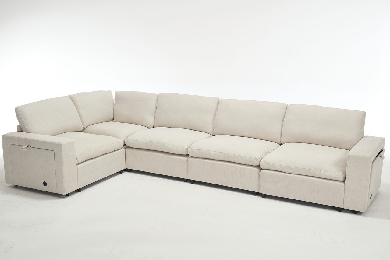 TOVRIX 141" Sectional Sofa