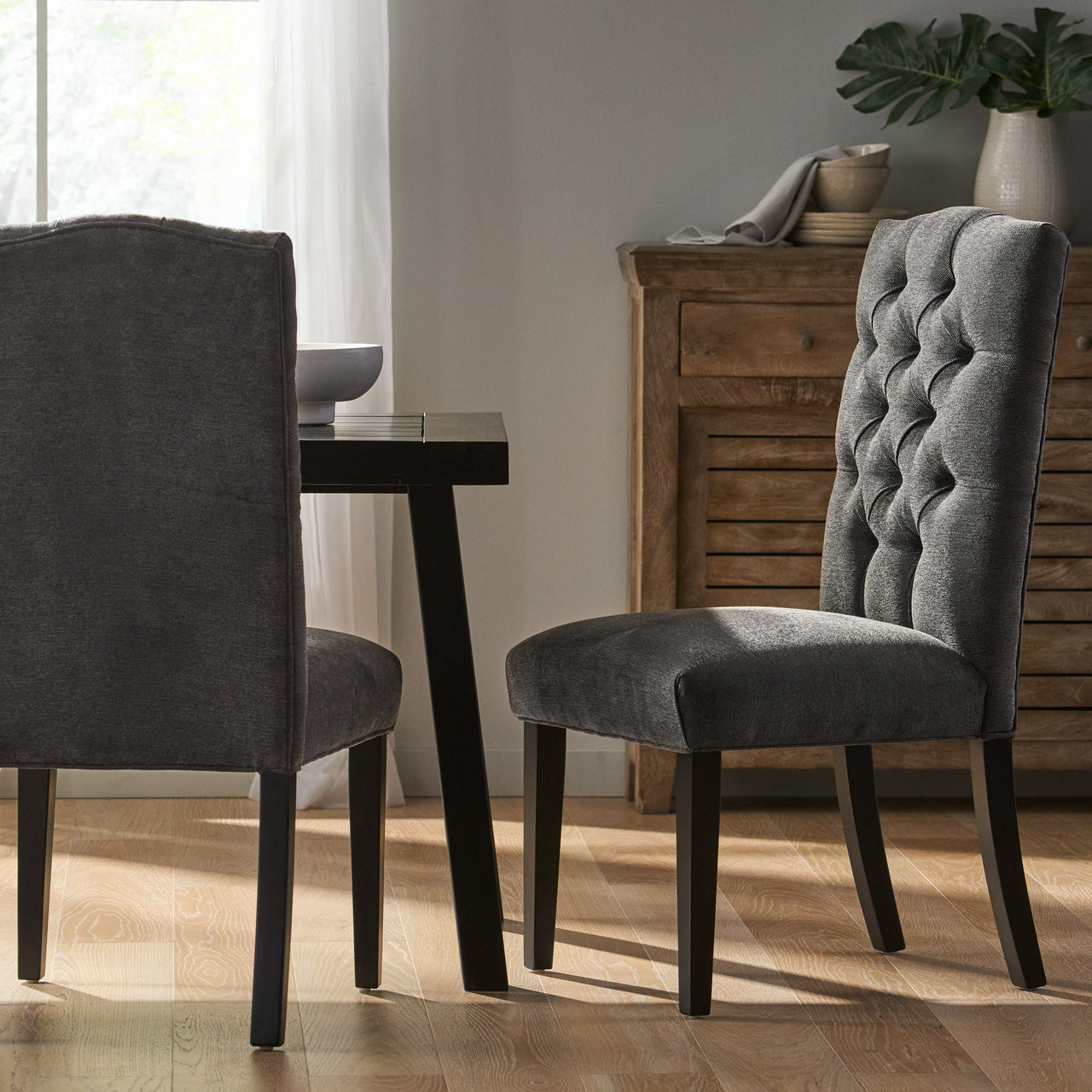 QINTEX 21" Dining Chair Set Of 2