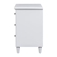 Thumbnail for U_STYLE 3-Drawer Nightstand Storage Wood Cabinet (As Same As WF297663AAK)