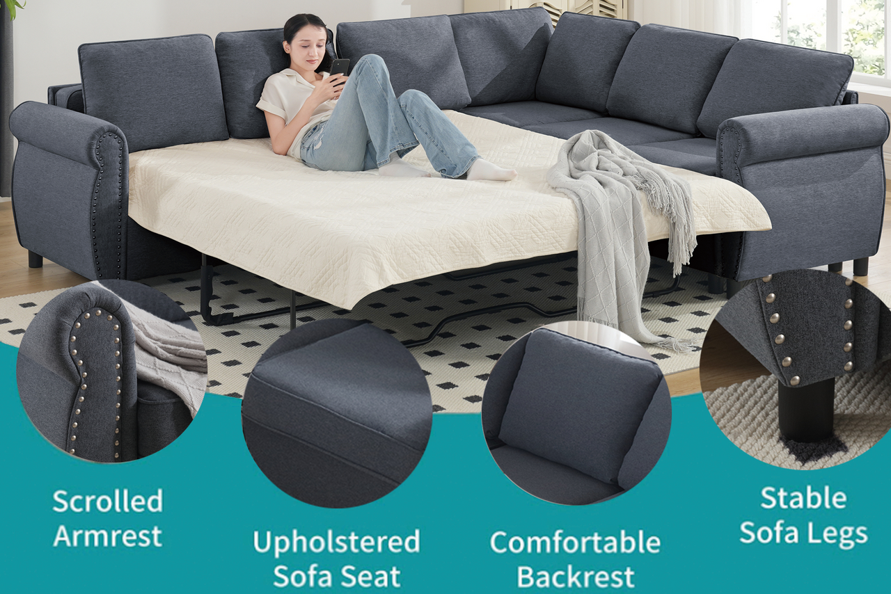 TREVIXA 104" Sectional Sofa