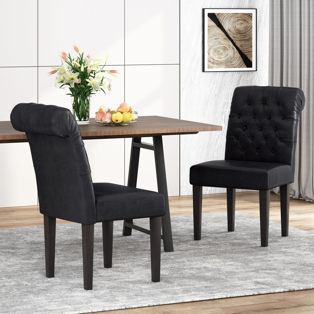 QYLTRX 21" Dining Chair Set Of 2