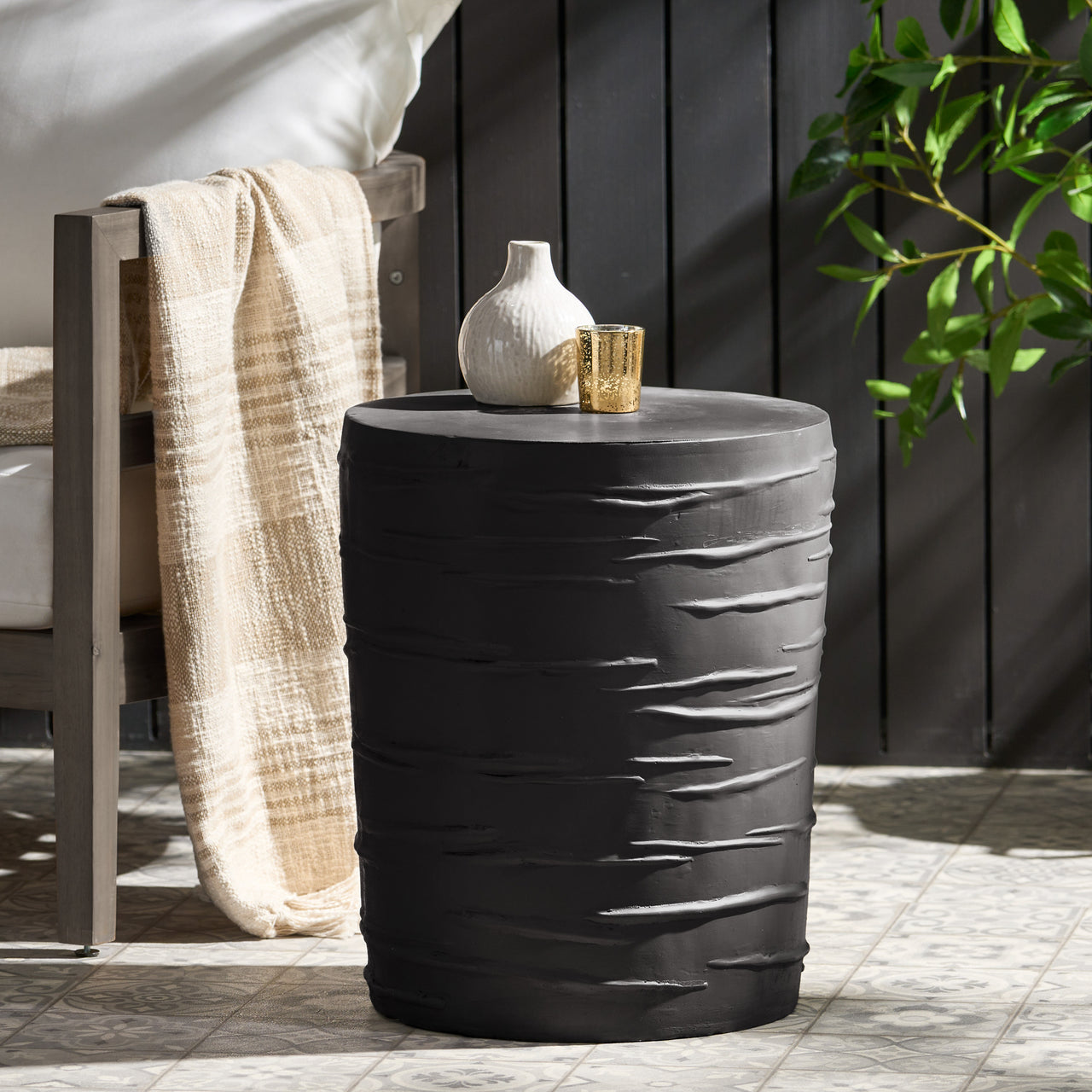 ZORVEXI 16" Outdoor Side Table