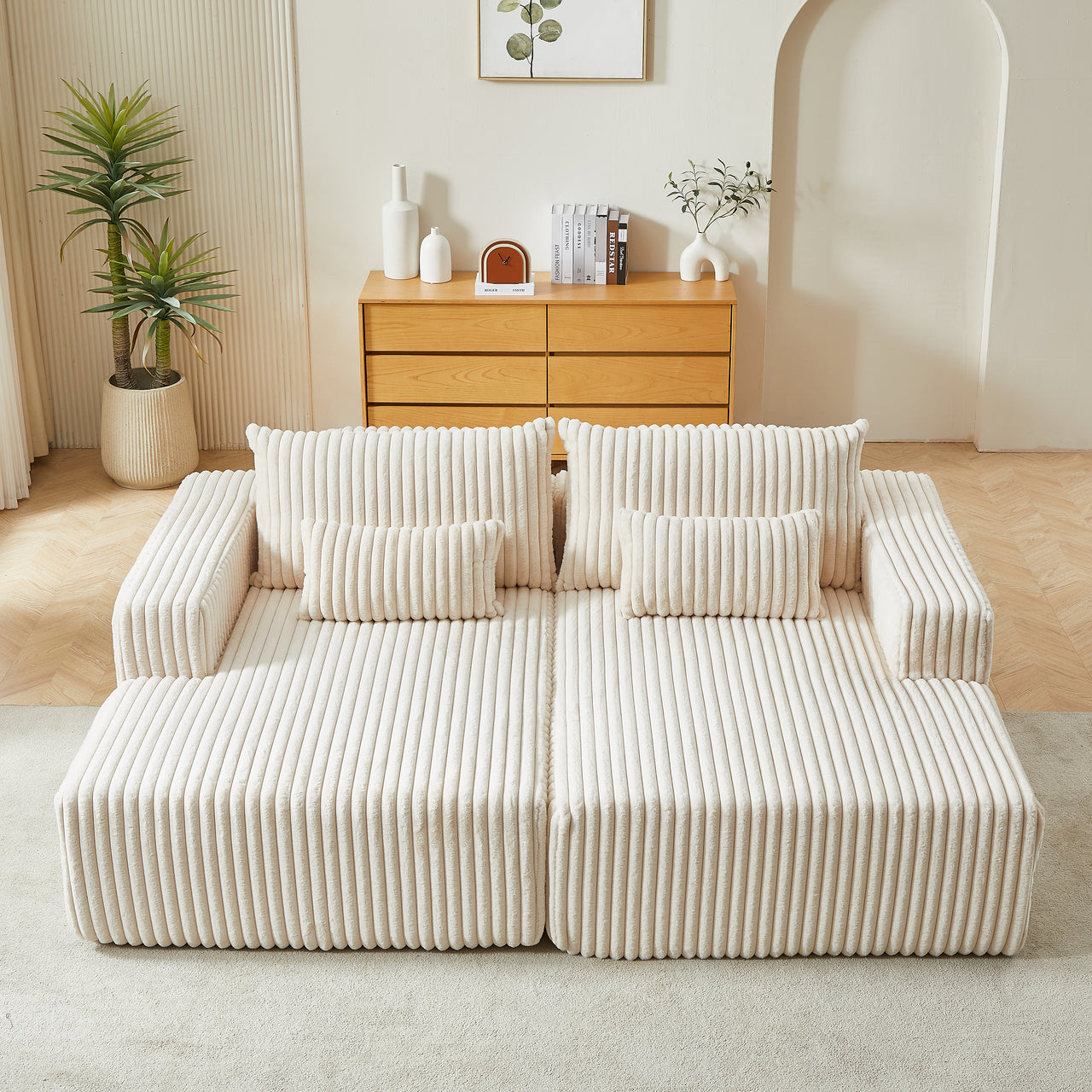 OPHELIA 87" Oversized Loveseat