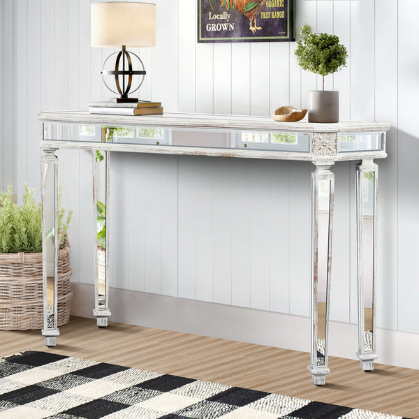 TREYLON Mirror Elegance Table