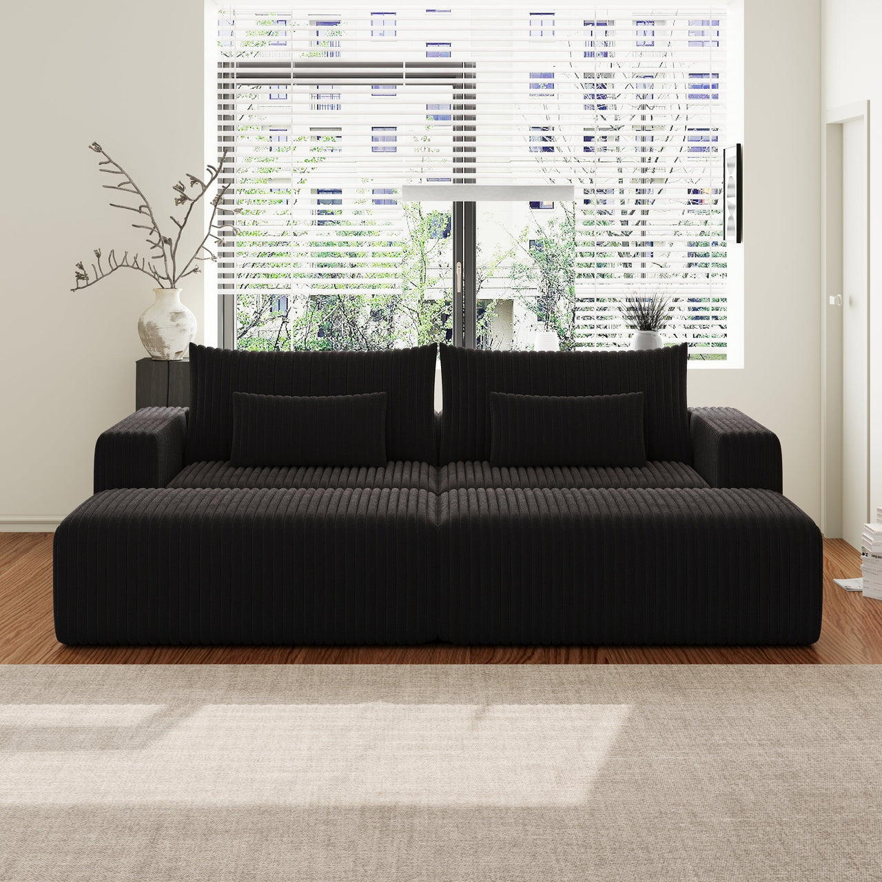 ERIS 102" Oversized Sectional Lounge Chaise