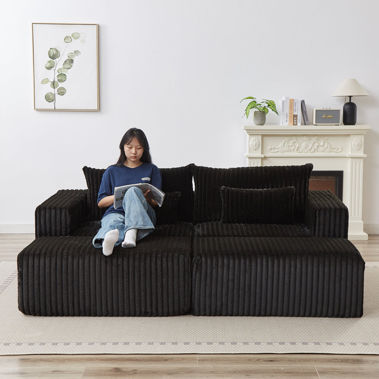 OPHELIA 87" Oversized Loveseat