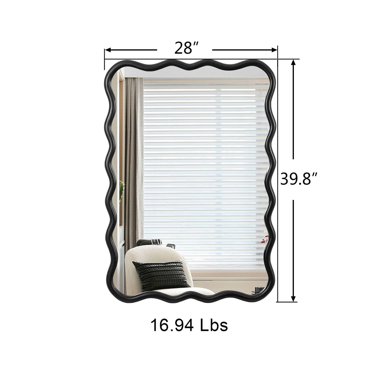 FOLVEX 40" Rectangle Mirror