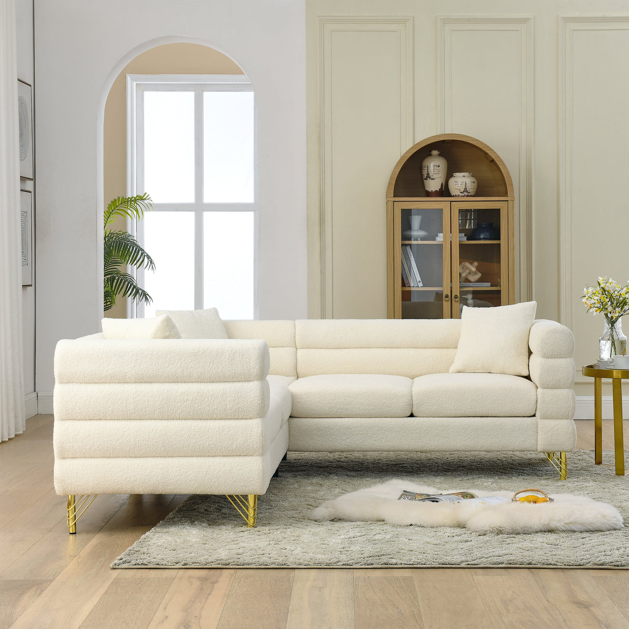 GAVIN 81" Oversized Corner Sofa