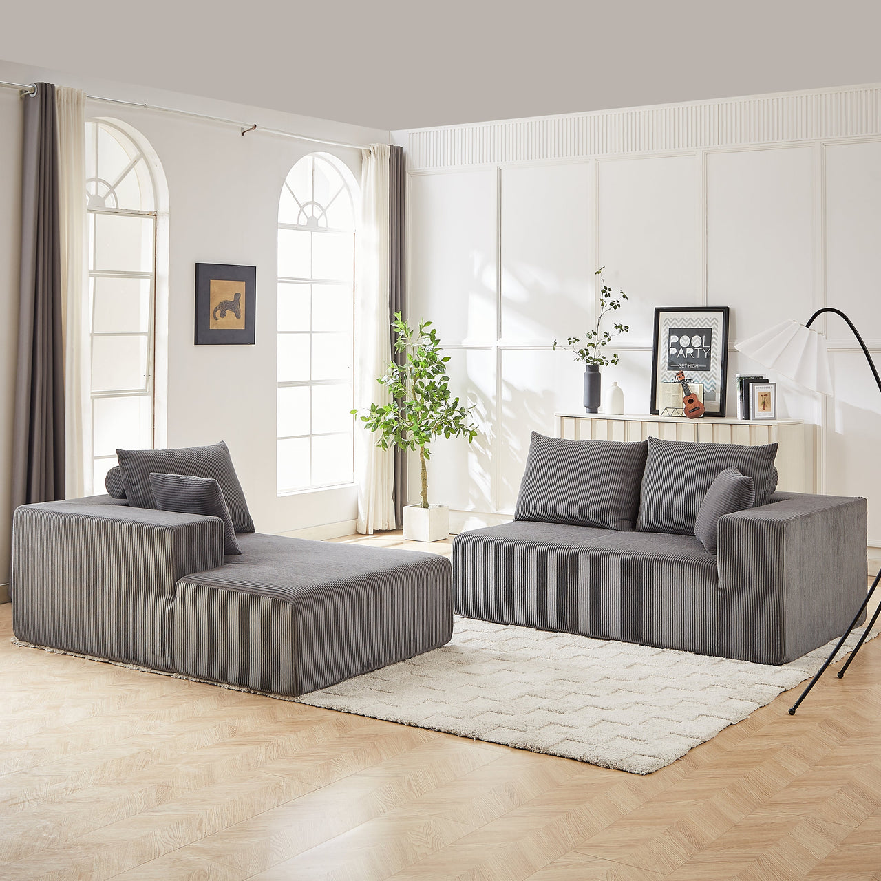 DORIAN 110" Sectional Sofa