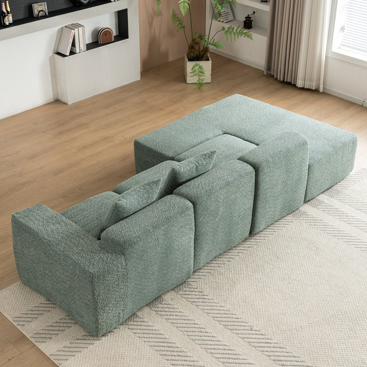 MORVIXA 117" Sectional Sofa