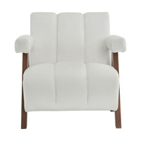 Thumbnail for CALYPSO Modern Chair - Ivory Velvet