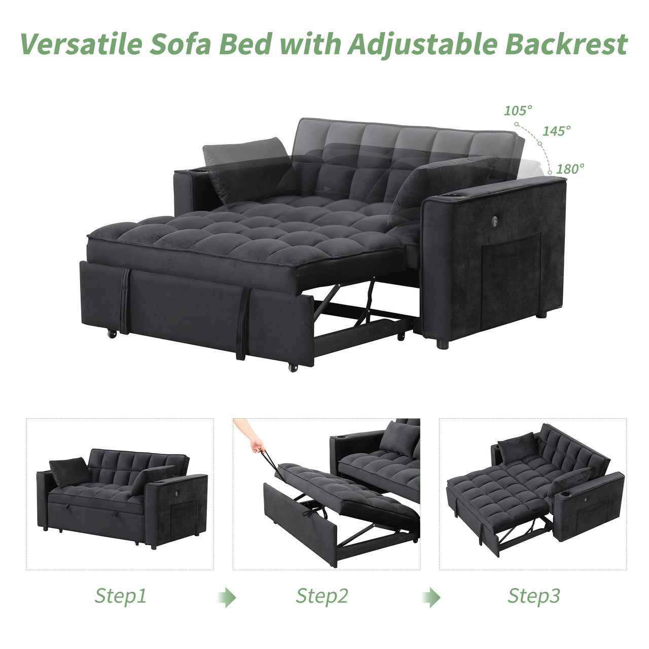 KAVLONI 58" Sofa Bed