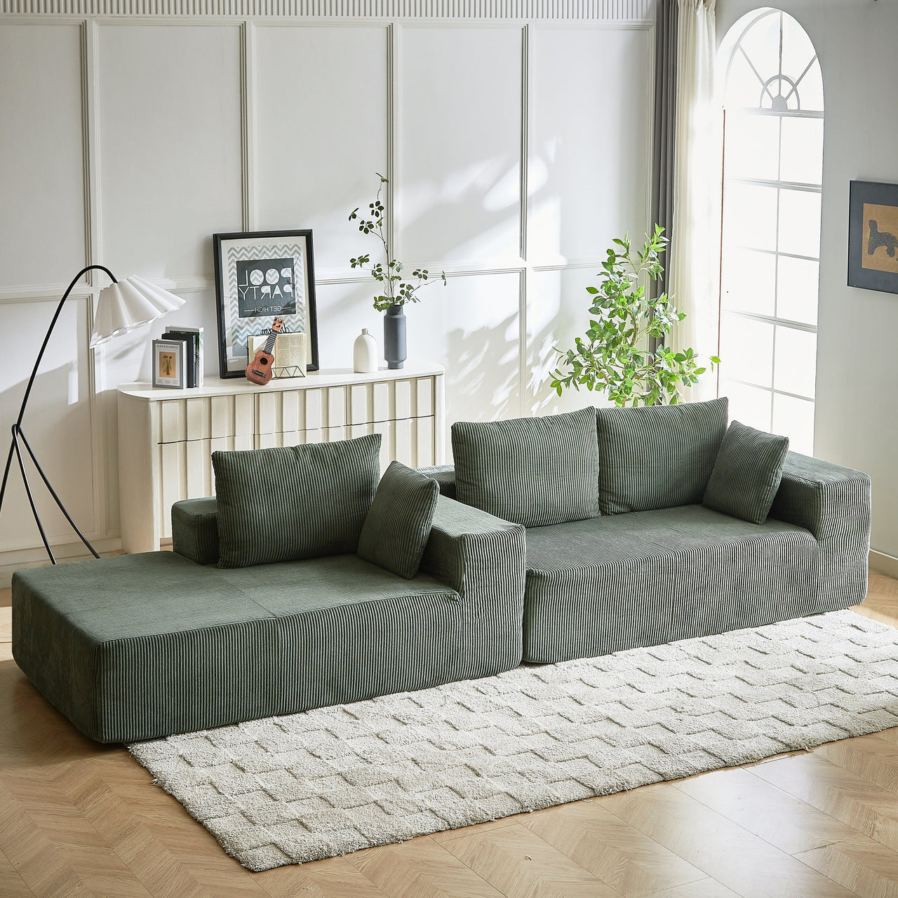 DORIAN 110" Sectional Sofa