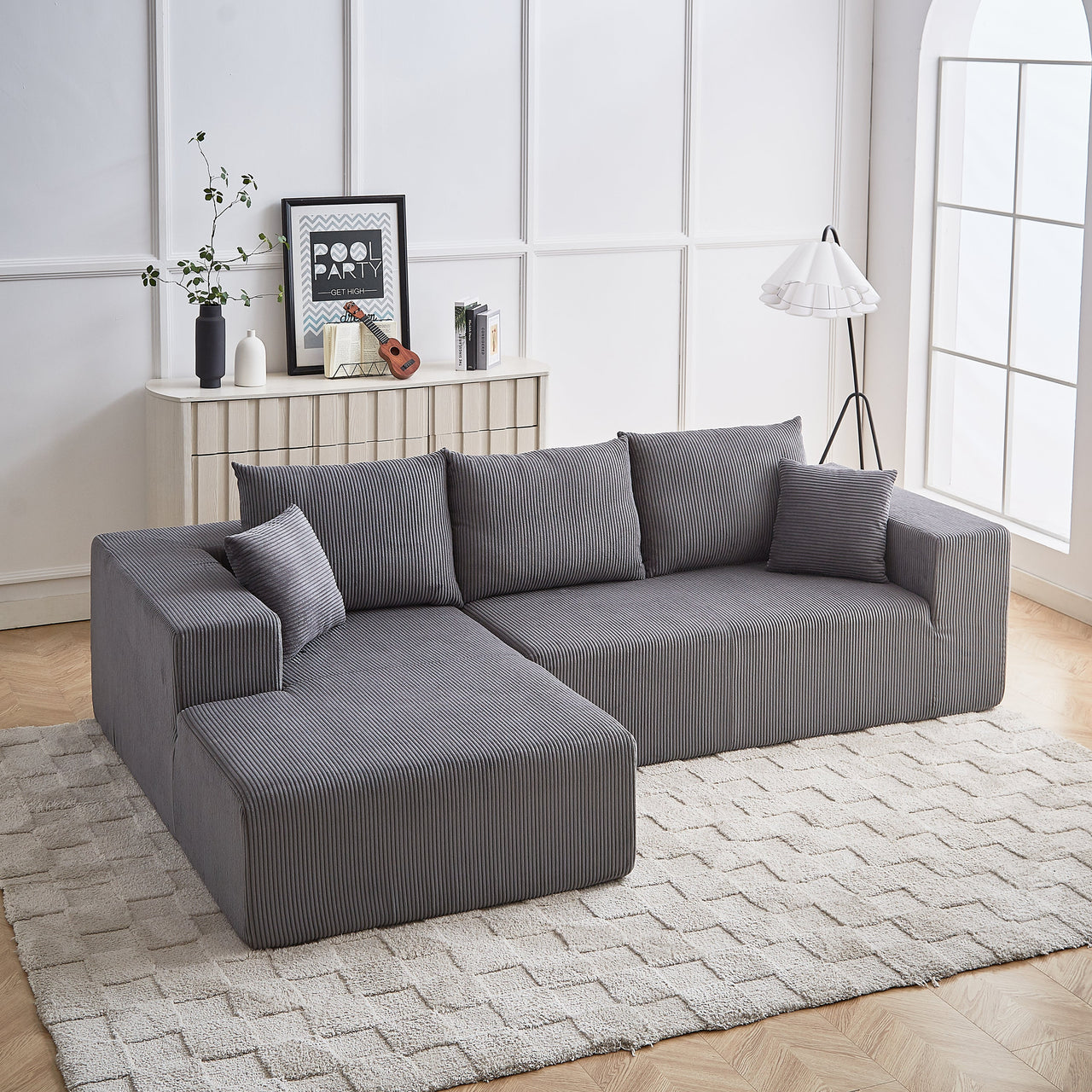 DORIAN 110" Sectional Sofa