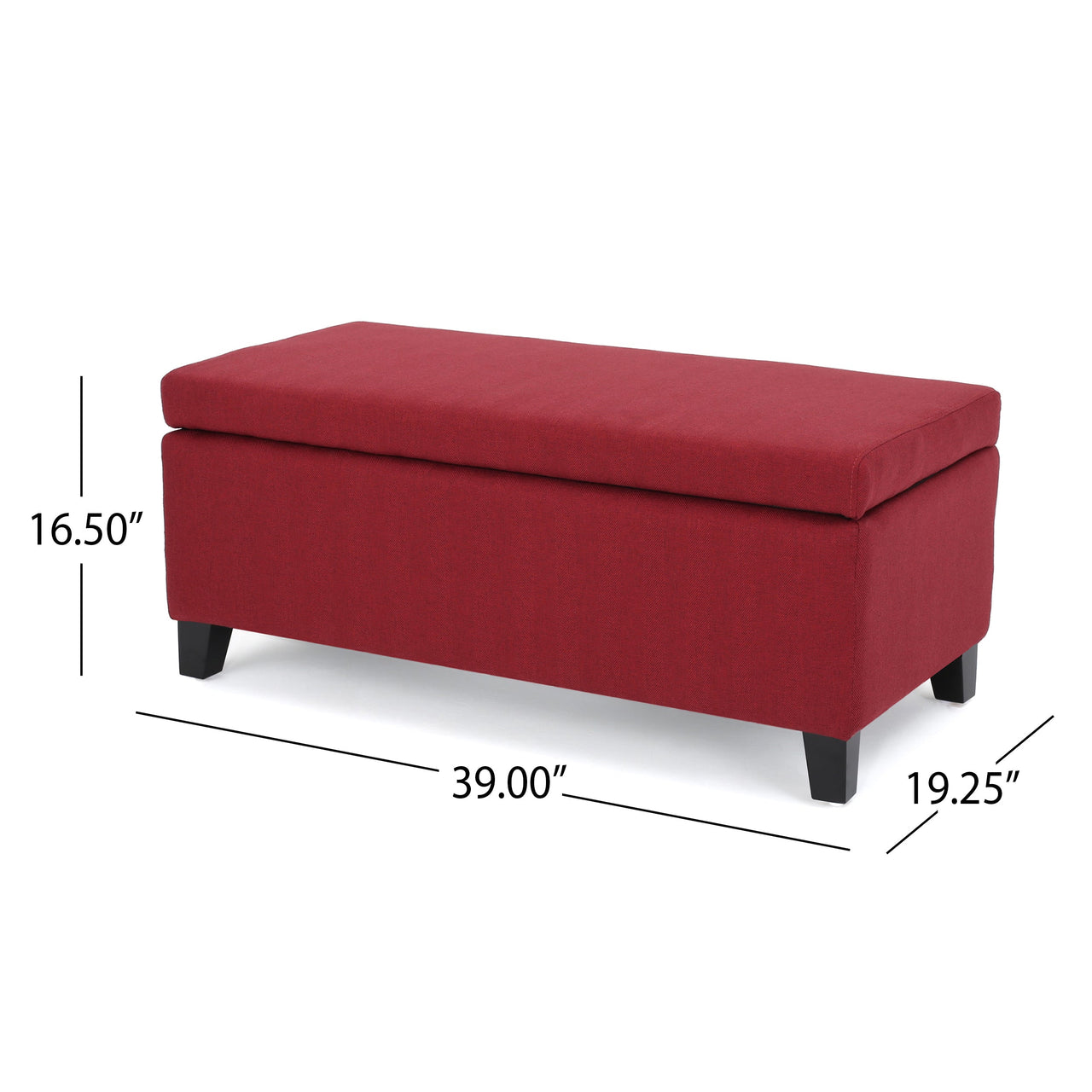 TOLVEX 38" Storage Ottoman