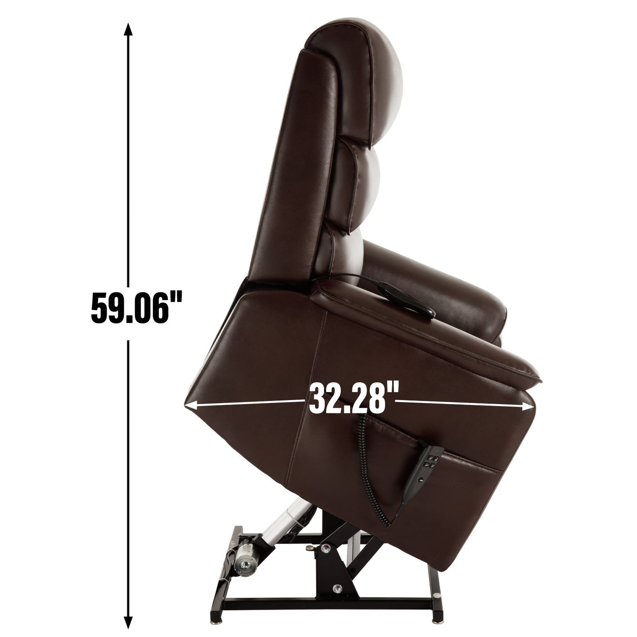 COZYLift 35" Recliner with Heat Massage - 7880