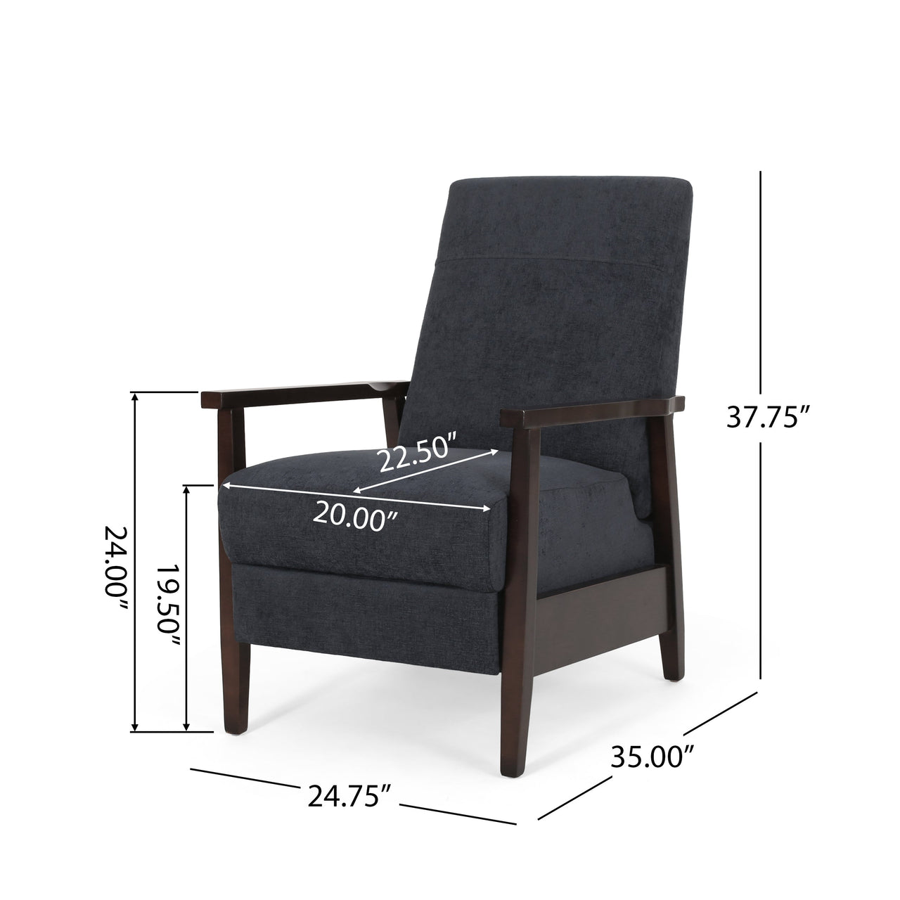 ZYNTREVOX 25" Recliner Chair