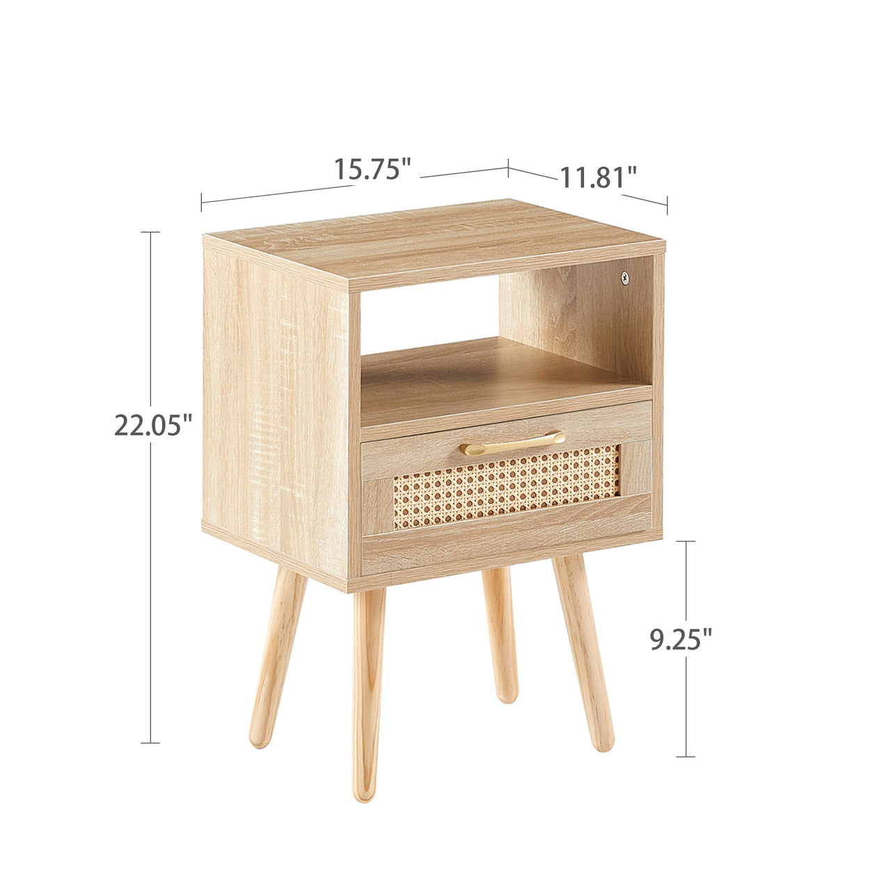 ZENON Wood Nightstand