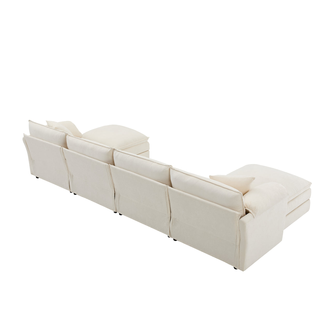 ZENOVAR 136" 6-Seat Sectional Sofa