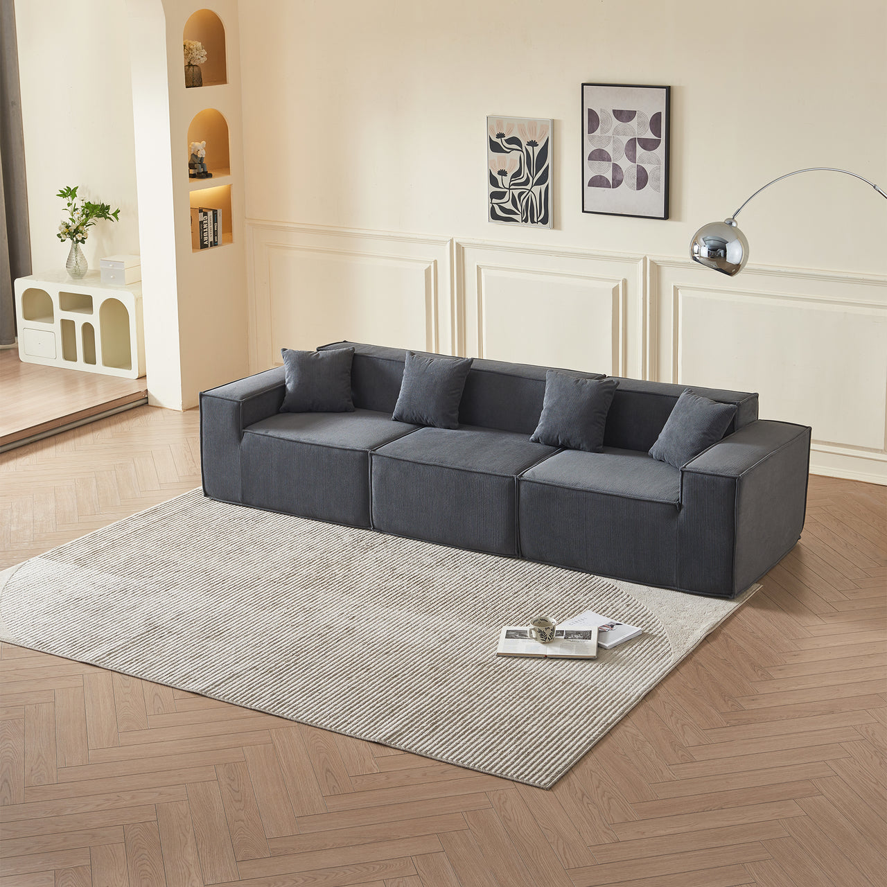 EDEN Corduroy Modular Sectional