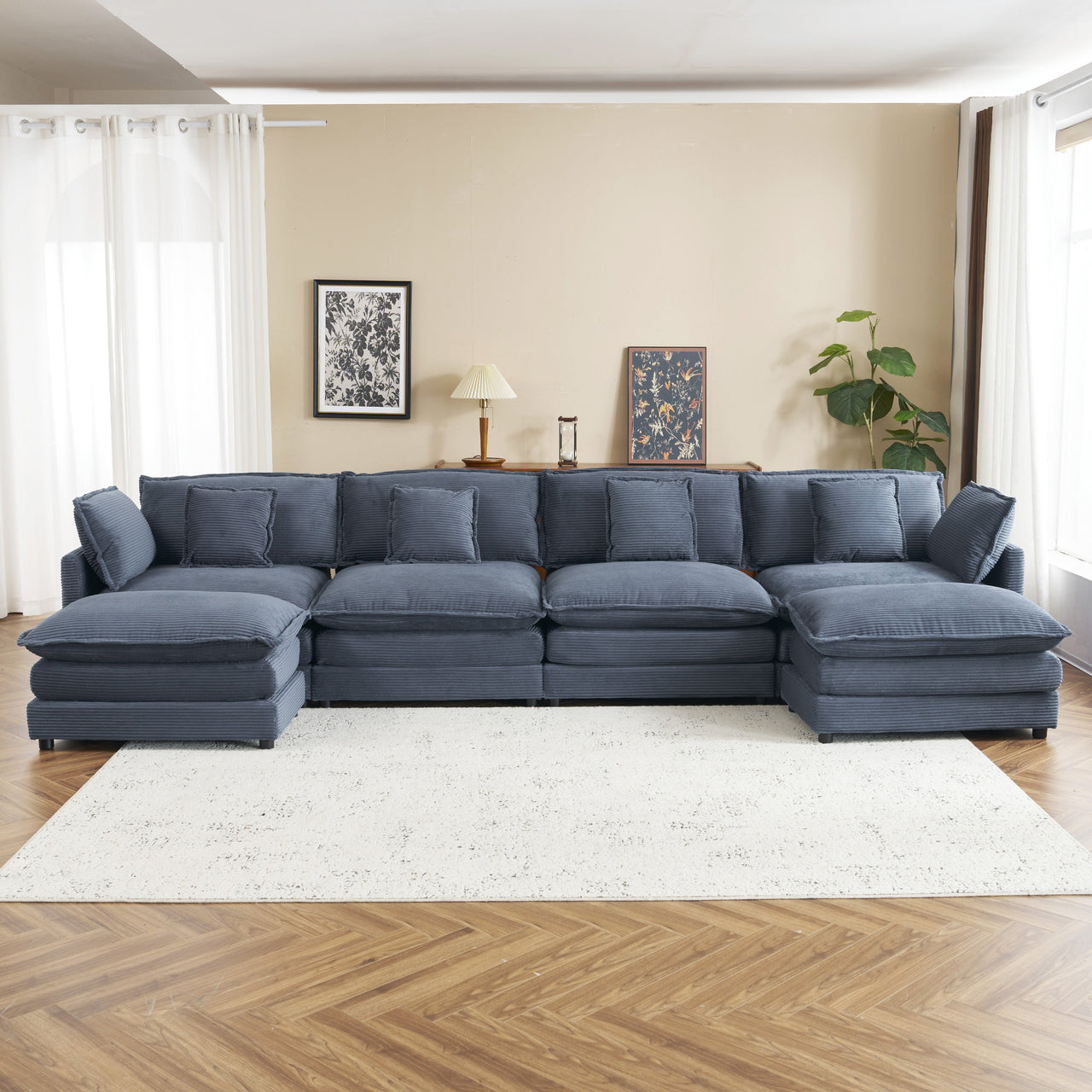 ZENVORIS 150" Sectional Sofa