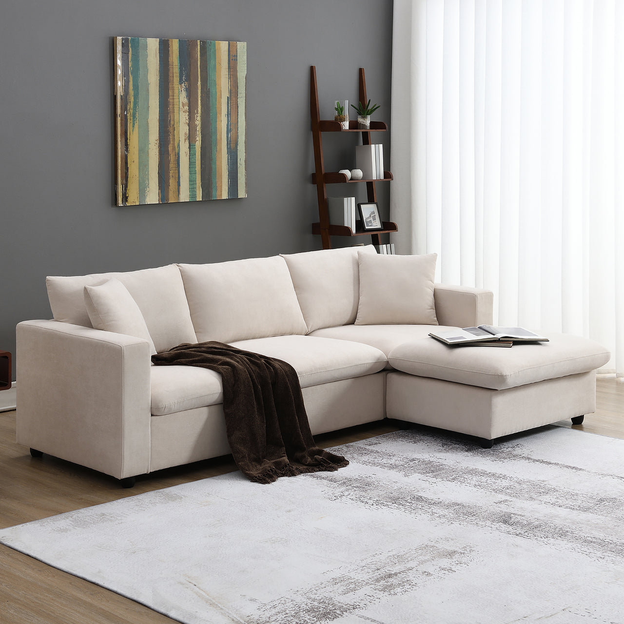 QUARIX 100" Sectional Sofa