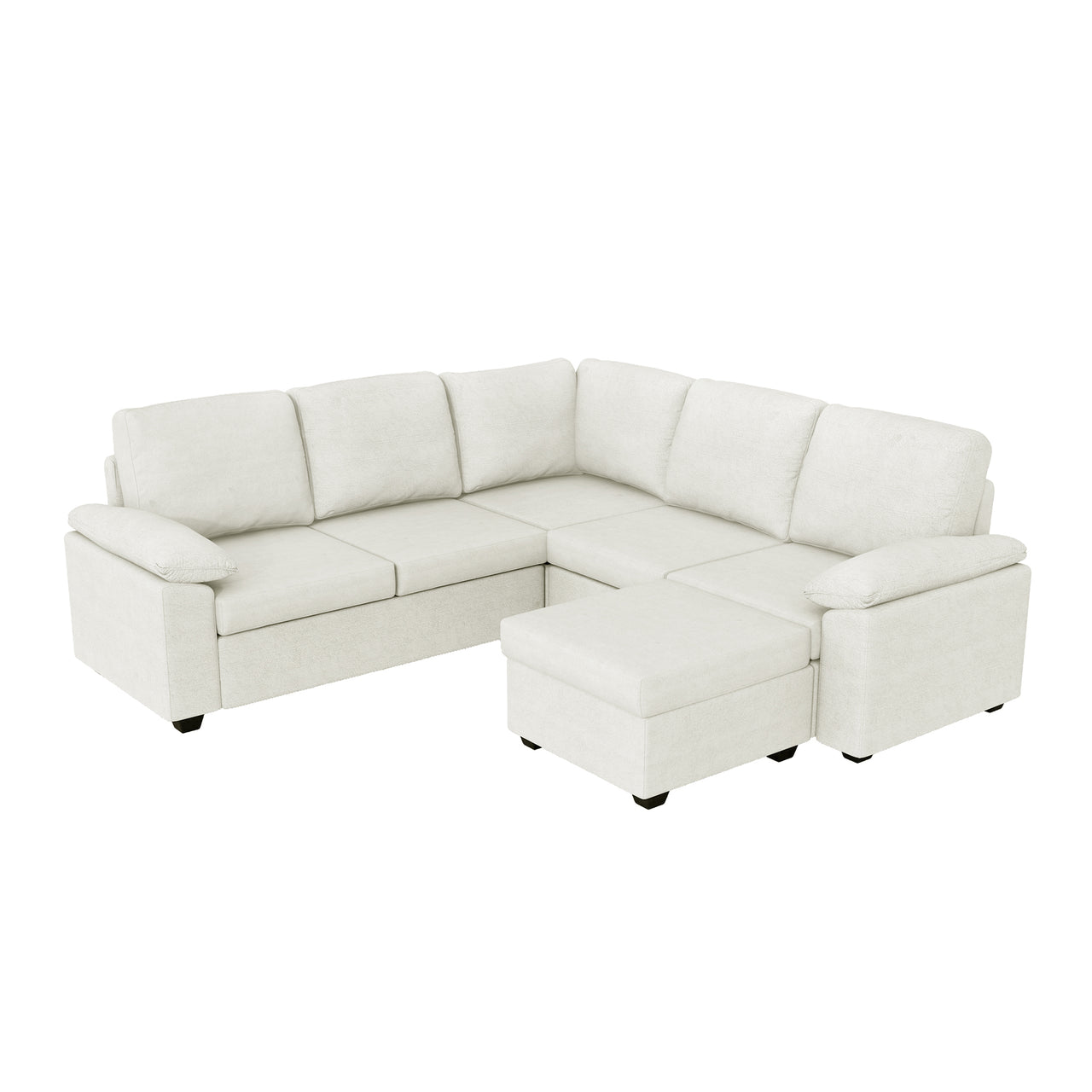 FYLORA 84" Sectional Sofa