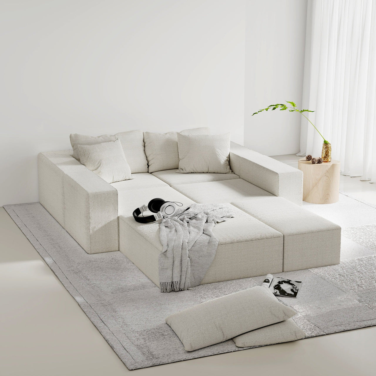 EVELYN 132" Sectional Sofa