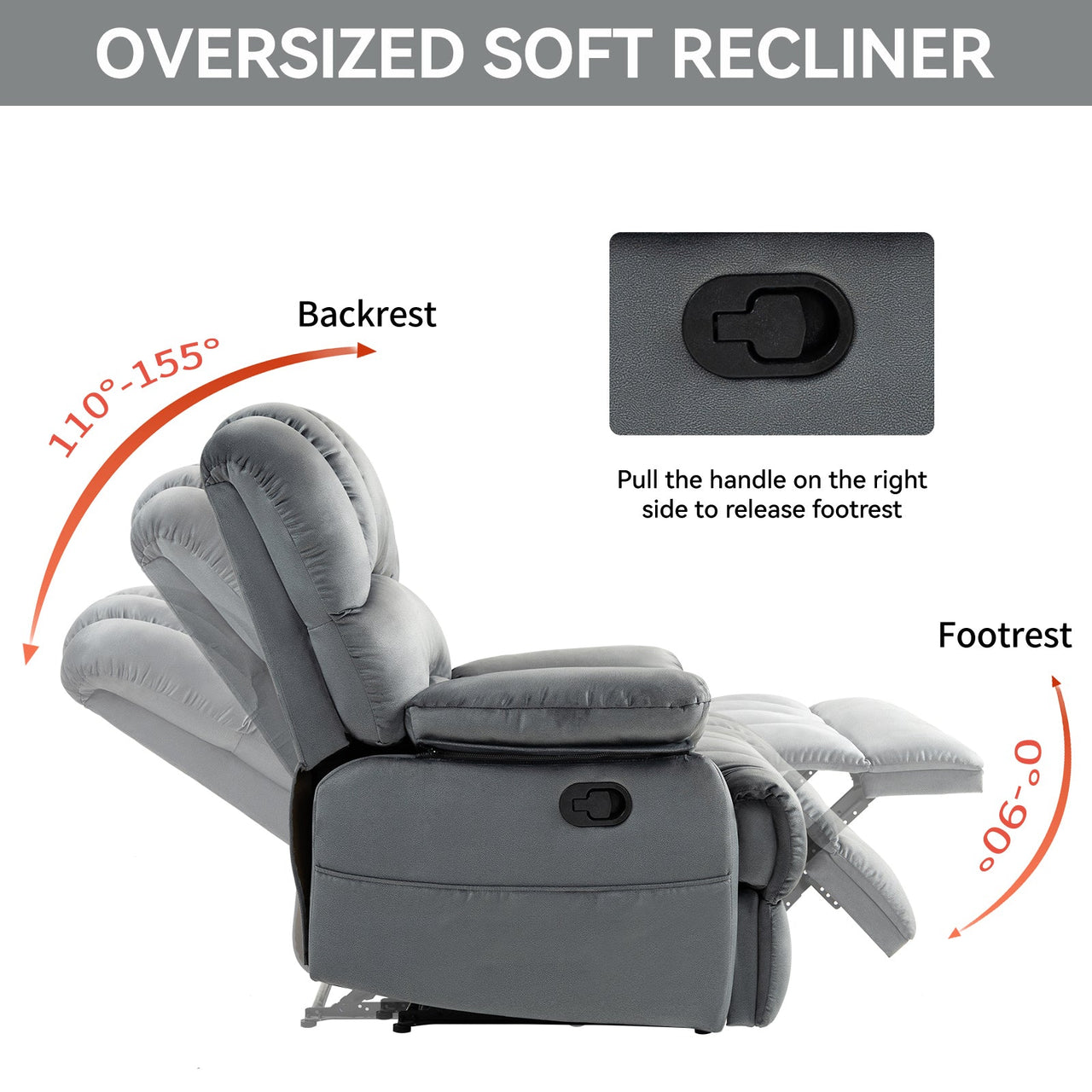 COZYLift 40" Manual Recliner - 0136